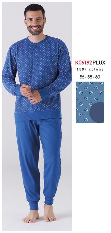 KAREKC6192 PLUX- kc6192 plu pigiama uomo m/l cotone cal. - Fratelli Parenti